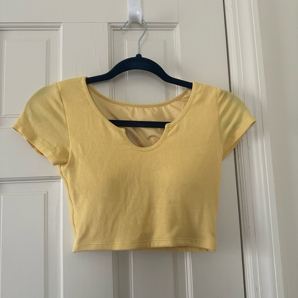 Multicolored Fitted Cap Sleeve Crop Top